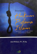 Penerapan hukum pidana Islam menurut mazhab empat (telaah konsep hudud)